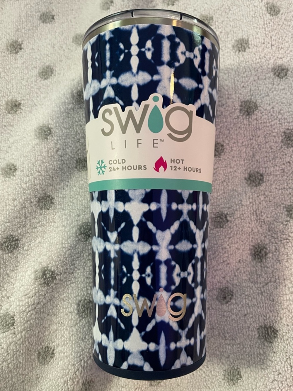 Swig Life 22oz Travel Tumbler - Indigo Isles